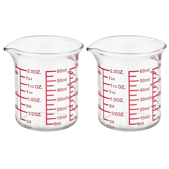 Vaso Medidor de Vidrio Ackers BORO3.3 de Borosilicato Alto 60 mL
