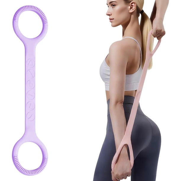 Banda resistencia figura 8 asas 7-16kg silicona polea yoga pilates