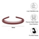 thumbnail image 1 of Diadema de plástico con dientes para mujer, diadema multicolor antideslizante con peine, banda para el cabello, accesorios suaves para el cabello, 1 of 5