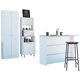 thumbnail image 1 of Mueble De Cocina Kitchen 54 + Barra Auxiliar + Optimizador Blanco, 1 of 11