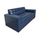 thumbnail image 2 of Sofa Dos Cuerpos Ecocuero Azul, 2 of 3
