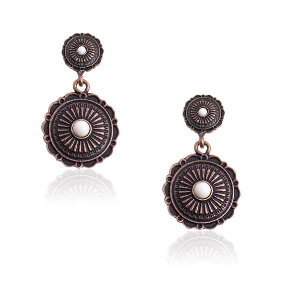 Pendiente Western Turquesa Statement Rce 1051wt