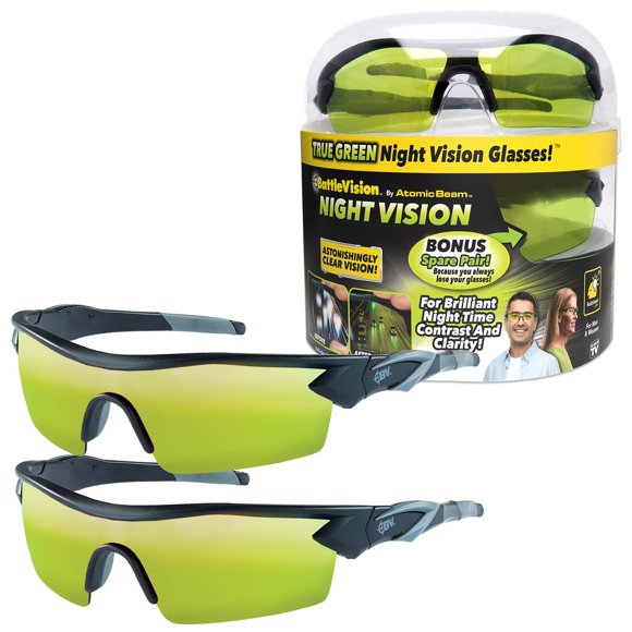 Gafas de visión nocturna Battlevision tal como se ven en la televisión, 2 pares