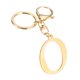 thumbnail image 1 of Uxcell Llavero de Letra Inicial Dorado Lindo de Acero Inoxidable Letra O Llavero para Mujeres Bolso de Mano, 1 of 6