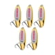 thumbnail image 5 of 5 Piezas Cucharas De Pesca Se?uelos Cebos Y Se?uelos De Lubina Vertical De Metal Oro De Agua Dulce 32g, 5 of 5