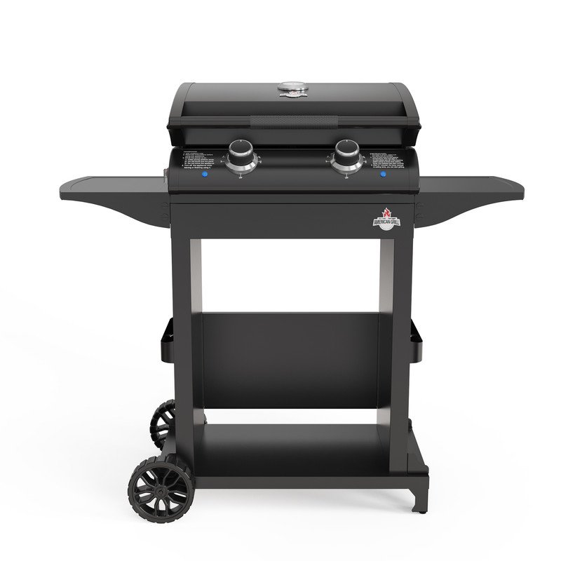 American Grill - Parrilla Exterior Electrica E2b Boston Black Con Carro
