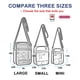 thumbnail image 3 of Bandolera transparente Clear Purse Stadium USPECLARE, 3 of 8