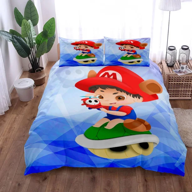 Bomberman Blast Duvet Cover Set Double Bed Linen Set Bed Sheets