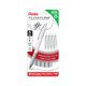 thumbnail image 1 of Bolígrafo Pentel Floatune Retráctil Rollerball 1.0 mm Negro Paquete de 5, 1 of 1
