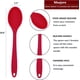 thumbnail image 4 of 2 cucharas de silicona para cocinar, resistentes al calor, diseño higiénico, utensilios de cocina, cucharas para mezclar, cocinar, hornear y mezclar., 4 of 7