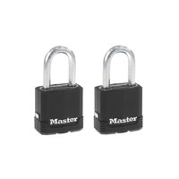 Padlock Master Lock Magnum Heavy Duty Outdoor, Paquete De 2 Unidades, M115Xtlf