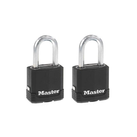 Padlock Master Lock Magnum Heavy Duty Outdoor, Paquete De 2 Unidades, M115Xtlf