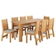 thumbnail image 1 of Juego Comedor Porto 8 Sillas Café Claro, 1 of 6