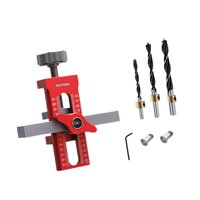 Magideal - Plantilla Para Herrajes De Gabinetes Herramienta De Instalación De Gabinetes Versátil Portátil Fácilmente Ajustable Para Proyectos De Muebles Aleación Estilo C