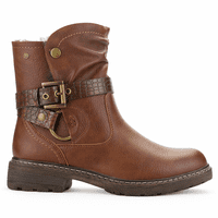 Botin Tostado Mujer Casual Chalada Torke