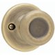 thumbnail image 2 of Tummy Knob Kwikset Tylo de latón envejecido para diestros o zurdos, 2 of 4