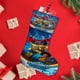 thumbnail image 4 of Transformers EarthSpark Tema: Calcetines de Navidad, fino lino blanco para colgar en escaleras y chimenea, decoración navideña para el hogar, regalo de Navidad. 45cm × 32cm, 4 of 5