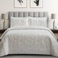 Quilt Andes Bordado Florencia Gris