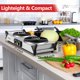 thumbnail image 5 of Placa de Cocina Eléctrica Techwood de 1800W con Doble Quemador Plateado, 5 of 9