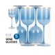 thumbnail image 5 of Copa de Vino PLASTICPRO 355 ml Azul con Borde Dorado - Pack de 10, 5 of 5