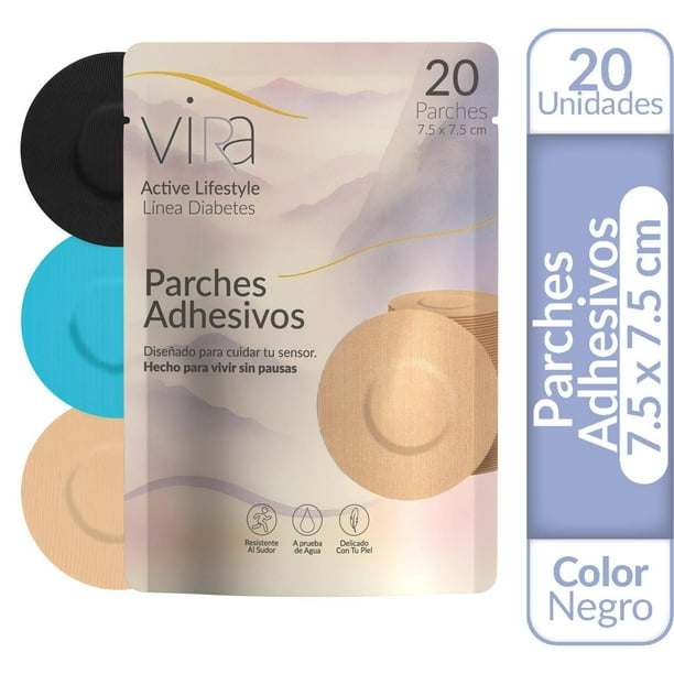 Parche Protector para Sensor FreeStyle Libre Guardian X 20 negro