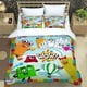thumbnail image 2 of N-Number-Blocks cartoon print Bedding Sets exquisite supplies set duvet cover bed comfort set bedding set luxury birthday gift, 2 of 5