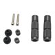 thumbnail image 5 of Universal CNC Motocicleta Scooter Dirt Bike ATV reposapiés Foot Pegs Negro, 5 of 5