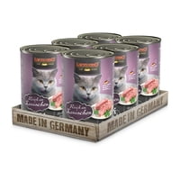 Leonardo - Display 6 Unidades Alimento Super Premium Conejo Gato 400Gr