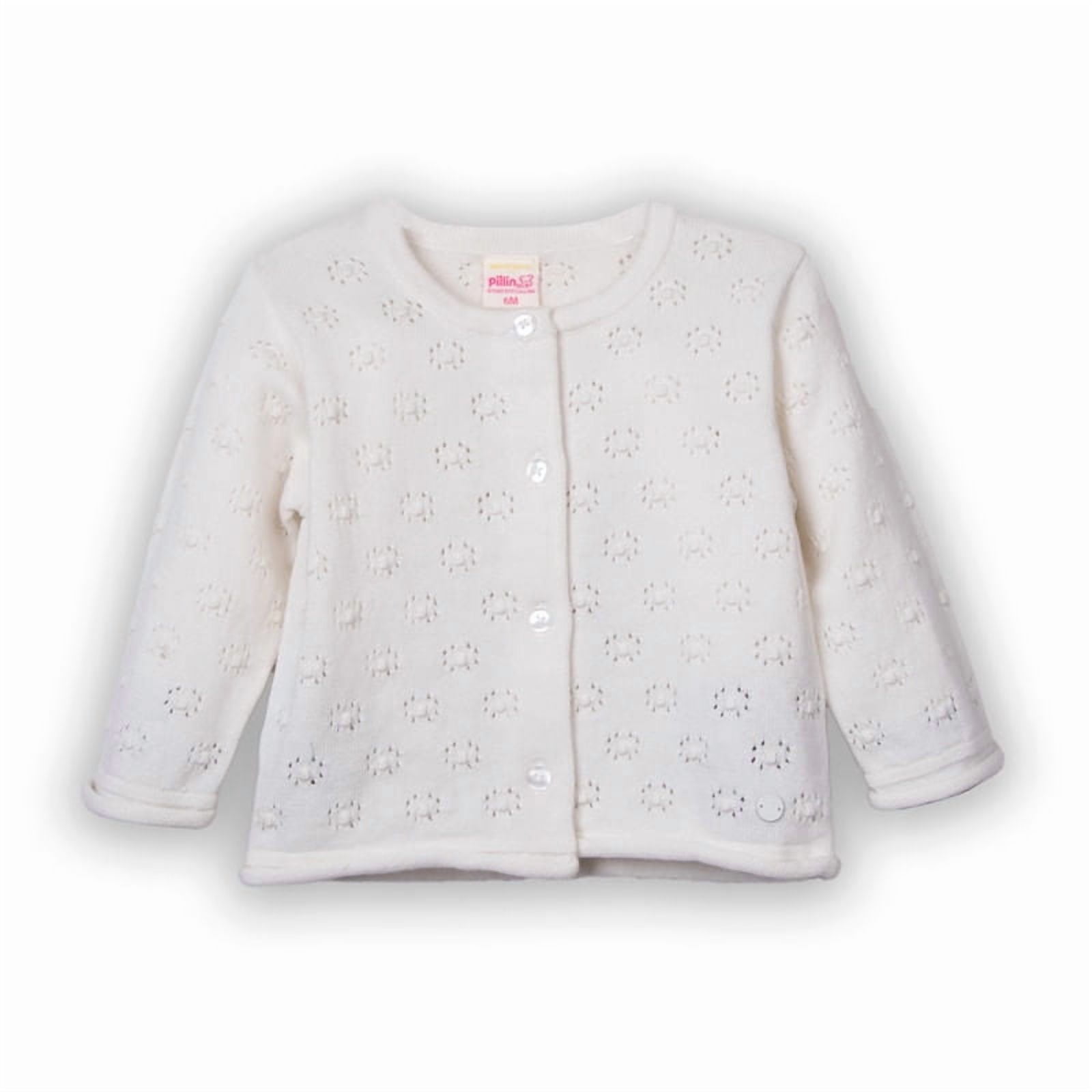 Chaleco Bebé Niña Blanco Pillin