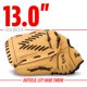 thumbnail image 4 of Guante de béisbol Franklin Sports Field Master 13" Camel Brown, 4 of 8