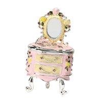 Magideal - Forma De Muebles De Joyería Organizador De La Caja De Joyería Figurine Caja De Almacenamiento De La Caja De Almacenamiento Para Aretes Para La Mesa De Aparador