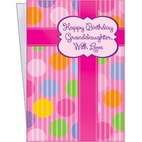Chuck'S Card-O-Rama - Tarjeta De Felicitación De Cumpleaños De La Nieta De Chuck Card-O-Rama