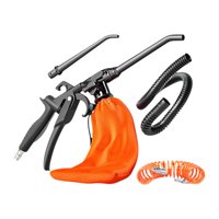 Magideal - 1 Pieza Aspiradora Neumática Herramienta De Soplado De Aire Compresor De Mano Boquilla De Succión Material Pp Adecuada Para Limpieza De Automóviles Cu Con Manguera Enrollada