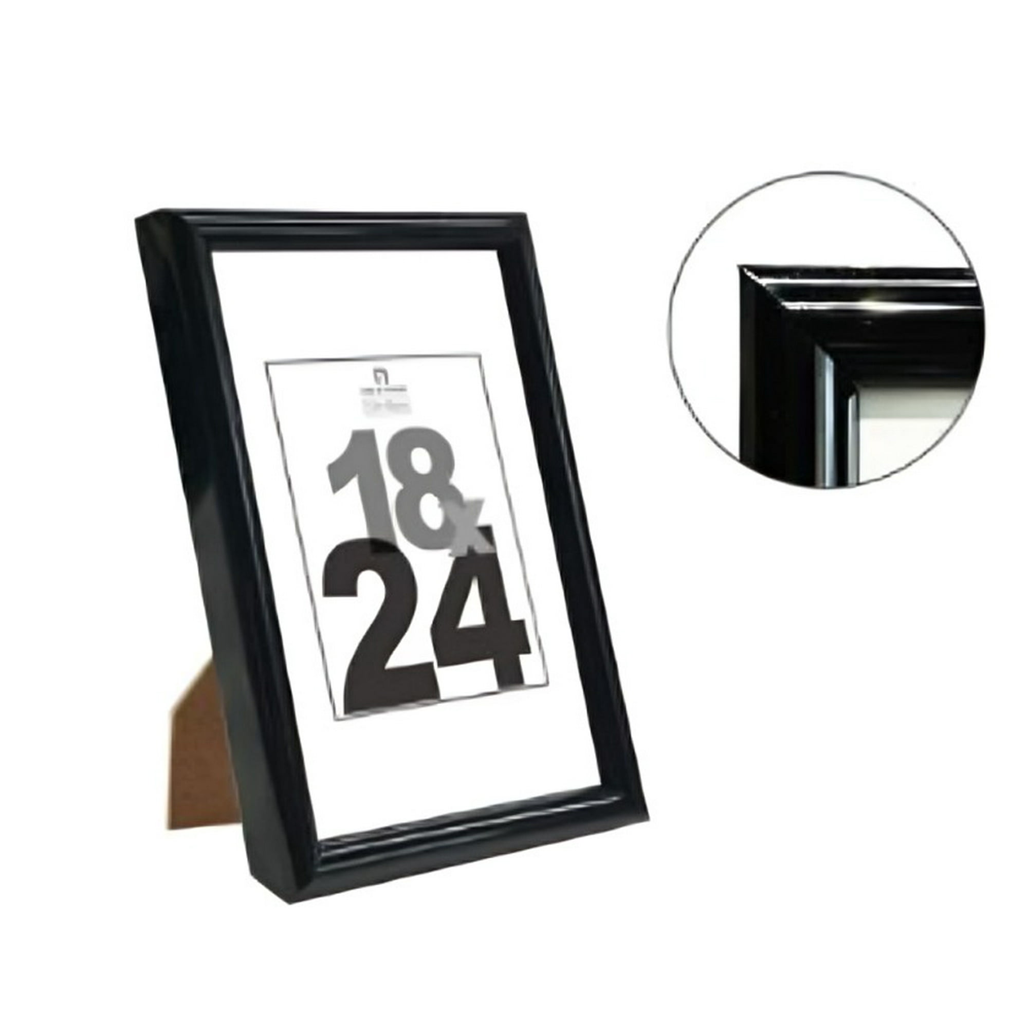 Genérico - Marco De Foto Negro 18x24 Cm