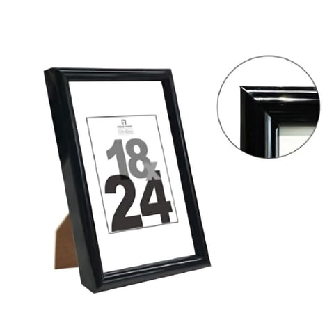 Genérico - Marco De Foto Negro 18X24 Cm