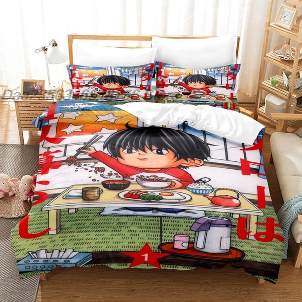 Kotaro Lives Alone Bedding Set Single Twin Full Queen King Size Bed Set Aldult Kid Bedroom Duvetcover Sets 3D Print Anime Bed Sheets