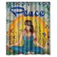 thumbnail image 1 of Cortina de ducha Beat It Hippie, juego de cortinas de baño con ganchos, tamaño 60 x 72 pulgadas, 1 of 3