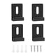 thumbnail image 1 of 4x Clips De Espejo De Metal Soportes De Canal Ancho Abrazaderas De Espejo Para Cartelera De Azulejos, 1 of 3
