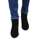 thumbnail image 3 of Botin Mujer Gamuza Taco Medio 09 Yassne Negro, 3 of 5