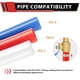thumbnail image 4 of Válvula esférica EFIELD Pex Crimp Brass con puerto completo de 1/2 pulgada (paquete de 10), 4 of 7