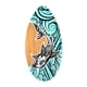 thumbnail image 1 of Tabla de skimboard de madera, de pie, para deportes acuáticos, para playa, arena, tabla de surf pequeña para principiantes, hombres, mujeres, niños y, 1 of 5