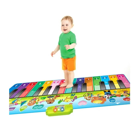 Piano Gigante 180X72 cm Teclado Para Pies Alfombra Musical