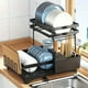 thumbnail image 2 of Escurridor De Platos 2 Niveles Secador Desmontable Loza Inoxidable Rack, 2 of 5