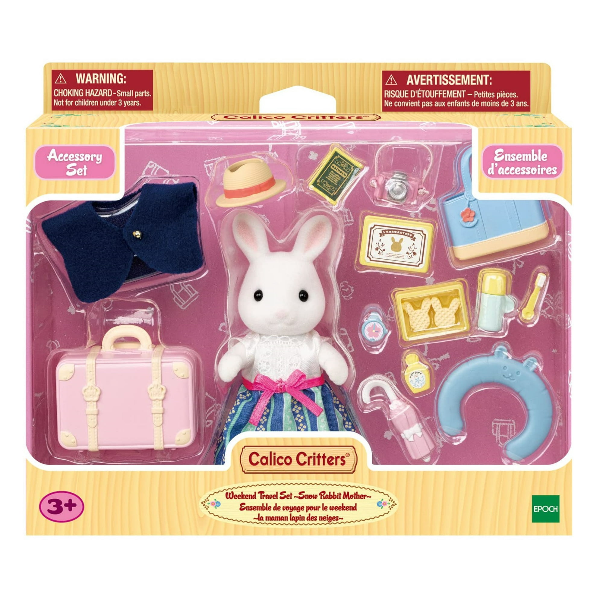 Set De Viaje Mamá Conejo Calico Critters Sylvanian Families