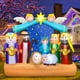 thumbnail image 1 of Belén inflable navideño Mukum de 2,1 m con luces LED, 1 of 3