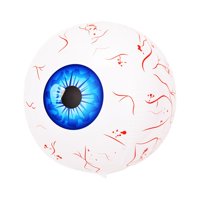 Magideal - Decoraciones De Globos Oculares Inflables De Halloween, Globos Oculares Inyectados En Sangre Horror Spooky Props, Globos Oculares Aterradores 21.65 '' Azul