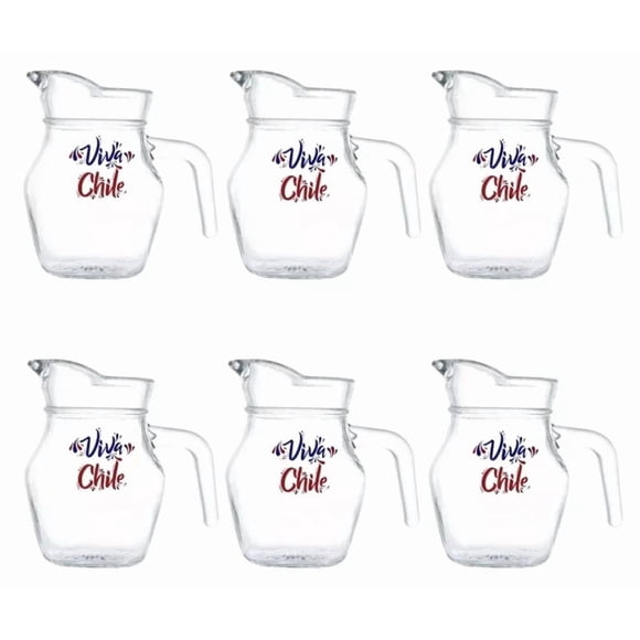 Set con 6 Vasos Lorito para Terremoto Fiestas Patrias
