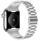 thumbnail image 3 of Correa de reloj iiteeology compatible con Apple de 44 mm con funda plateada, 3 of 7
