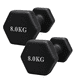 thumbnail image 1 of Par Mancuernas Hexagonales Neopreno 8 Kg c/u (Total 16 Kg), 1 of 3
