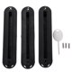 thumbnail image 5 of 3 Sets Tri Box Surfing SUP Surfboard Fin Plug Set Con Tornillo Negro, 5 of 5
